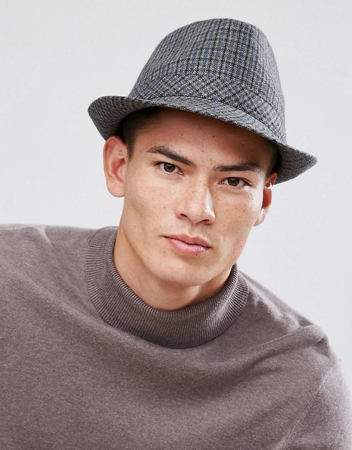 Boardmans Chris Tweed Trilby - Gray