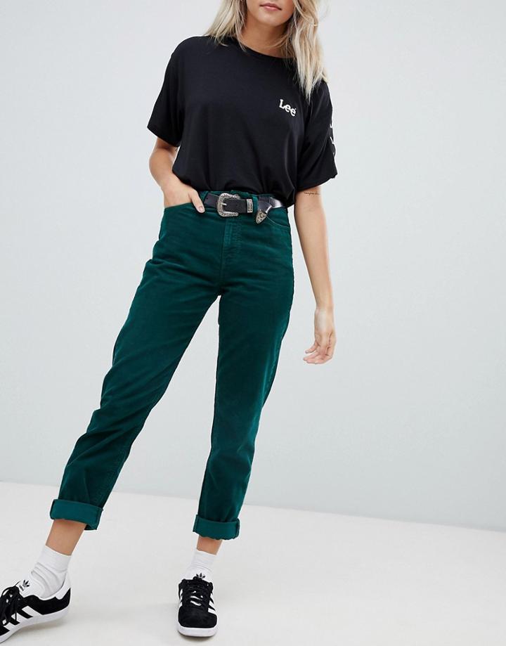 Lee Mom Jean In Corduroy-green