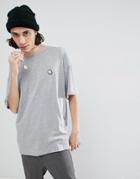 Cheap Monday Logo Oversized T-shirt Gray - Gray