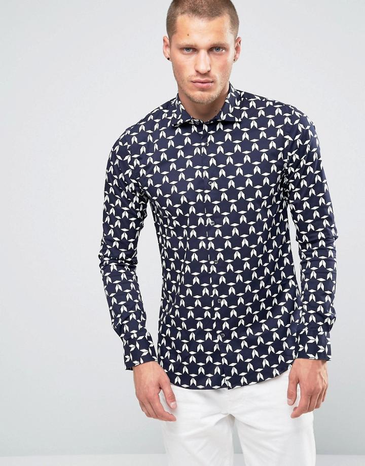 Scotch And Soda Stretch Shirt - Black