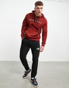 The North Face Red's Hoodie In Red