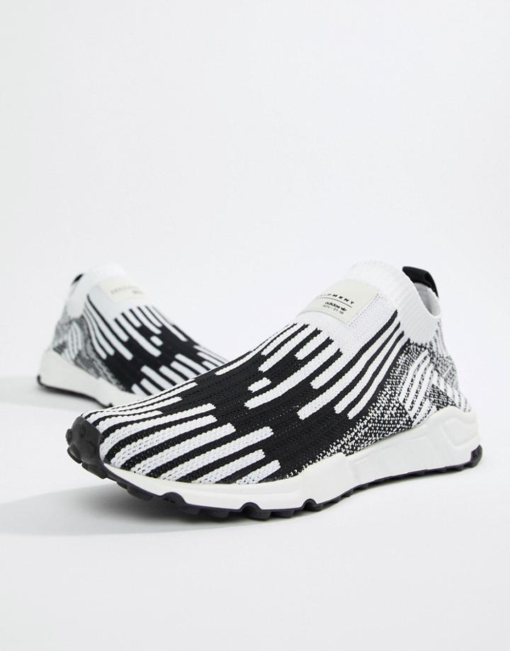 Adidas Originals Eqt Support Pk Sneakers In Black B37524 - White