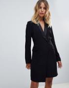 Ba & Sh Ness Tuxedo Dress - Black