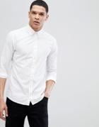 Boss Epreppy Slim Fit Shirt In White - White