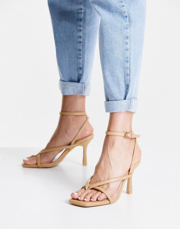 Raid Dorneah Strappy Sandals In Beige-neutral