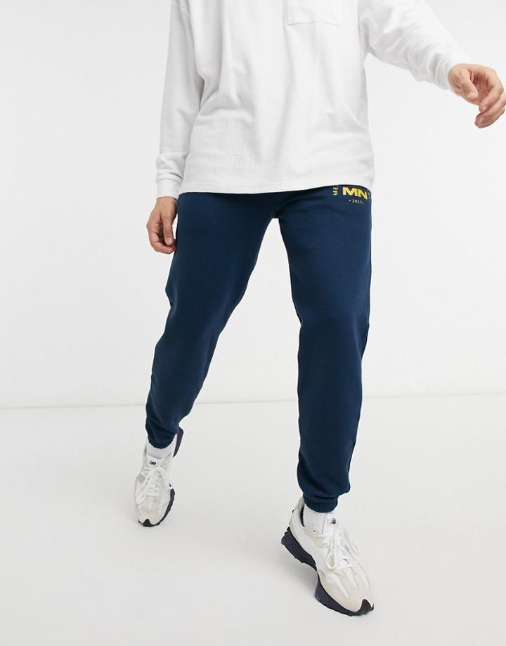 Mennace Club Est Sweatpants In Blue-purple