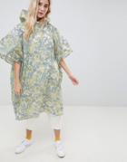 Monki Floral Print Festival Poncho - Multi