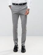 Rudie Super Skinny Diamond Jacquard Suit Pants - Navy