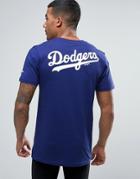 New Era T-shirt With L.a. Dodgers Back Print - Blue