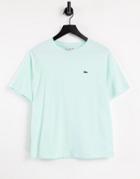 Lacoste Oversized T-shirt In Mint-blues