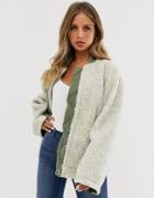 Free People Rivington Sherpa Jacket-white