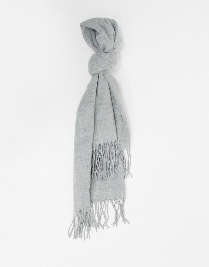 Jack & Jones Scarf In Gray-grey