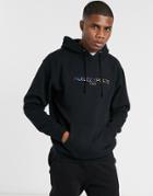 Parlez Nelson Slouchy Embroidered Hoodie In Black