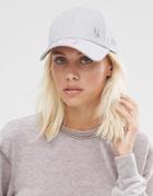 New Era 9forty Cap Wth Mini Metal Ny In Gray - Gray