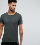 Religion Tall T-shirt With Rolled Sleeves - Gray