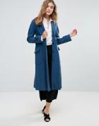 Closet Button Pocket Wool Coat - Green