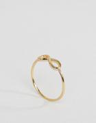 Pilgrim Gold Plated Infinity Ring - Gold