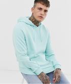 Asos Design Hoodie In Blue