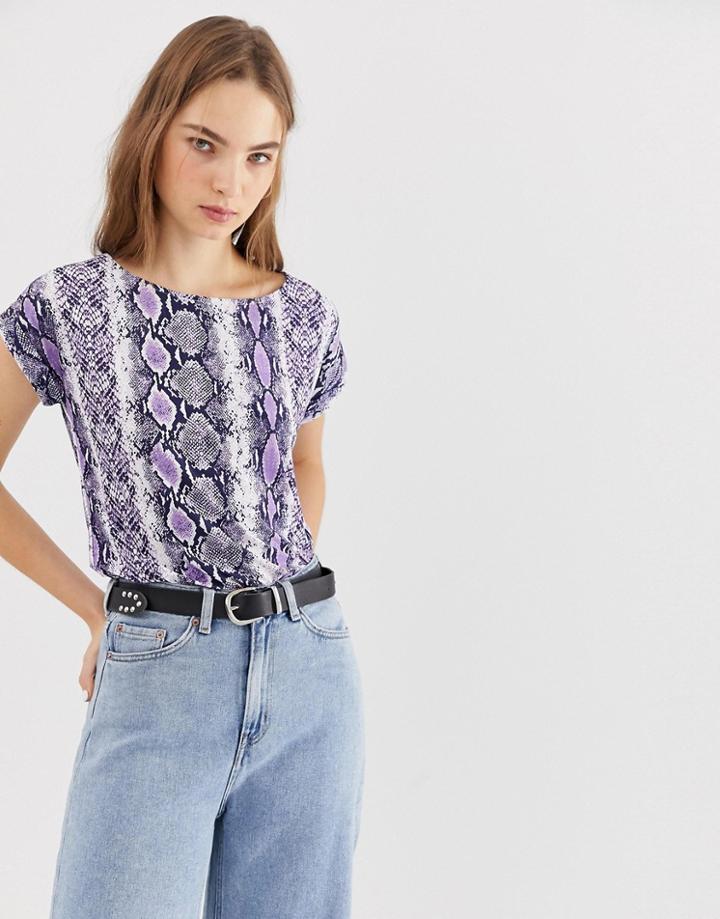 B.young Snake Print T-shirt - Multi