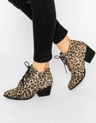 Yru Aura Lace Up Heeled Ankle Boots - Multi