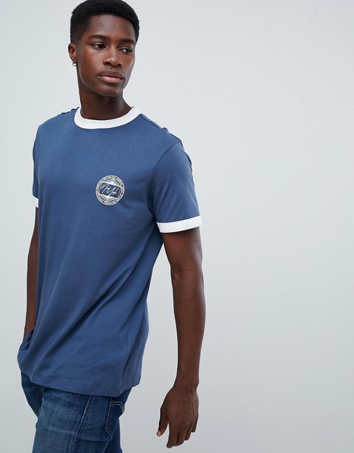 New Look T-shirt With Nyc Print In Blue - Blue