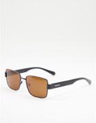 Polaroid Square Lens Sunglasses-brown