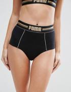 Puma Gold High Waist Short - Black