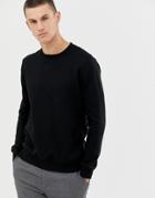 Burton Menswear Sweatshirt In Black - Black