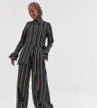 Verona Wide Leg Pants Two-piece In Multi Stripe - Multi