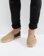 Hudson Kradan Elastic Espadrilles - Stone
