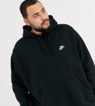 Nike Club Plus Hoodie In Black
