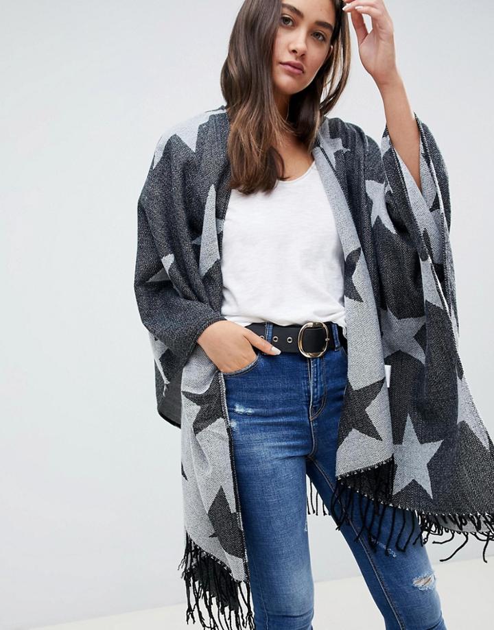 Brave Soul Star Cape - Gray