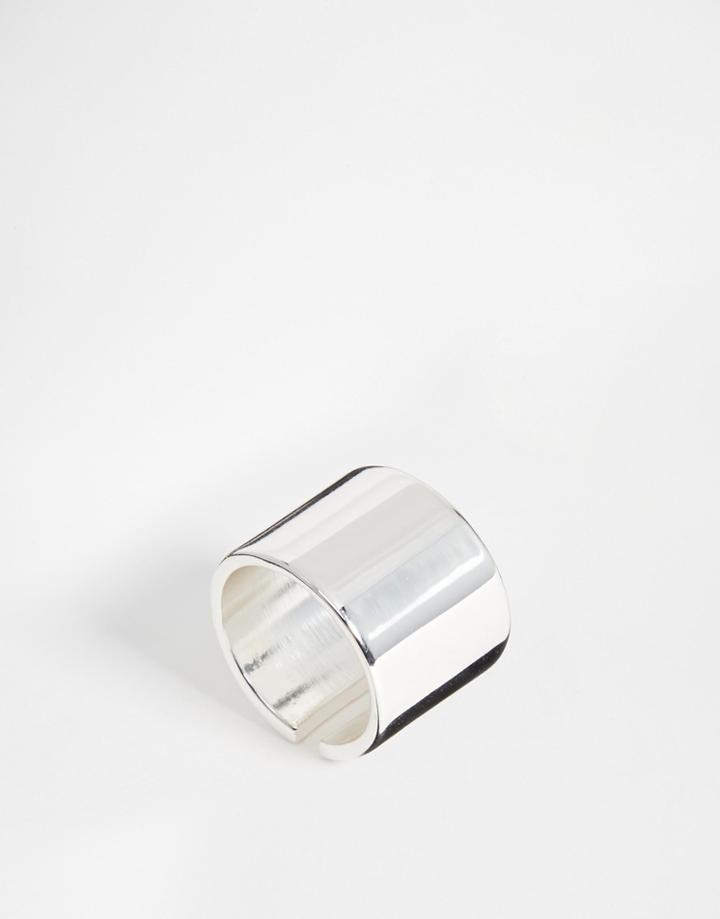 Asos Sleek Open Ring - Silver