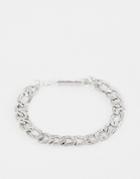 Wftw Figaro Chain Bracelet In Silver - Silver