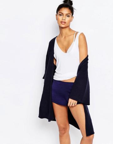 Micha Lounge Knitted Cardigan - Navy