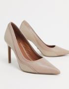 Reiss Maddy Pointed Heels In Beige-neutral