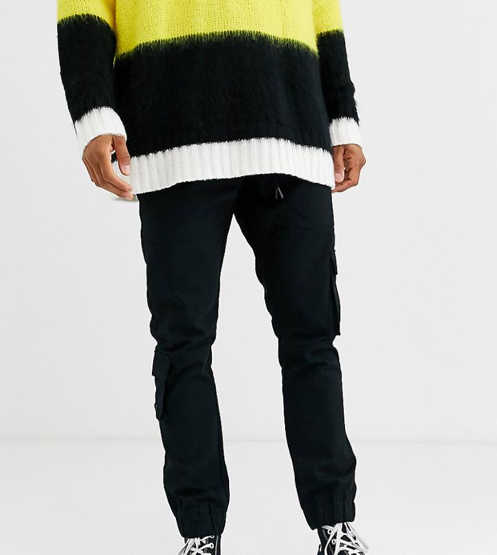 Heart & Dagger Cargo Pants In Black