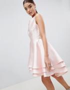 Club L Hi Lo Prom Dress - Pink