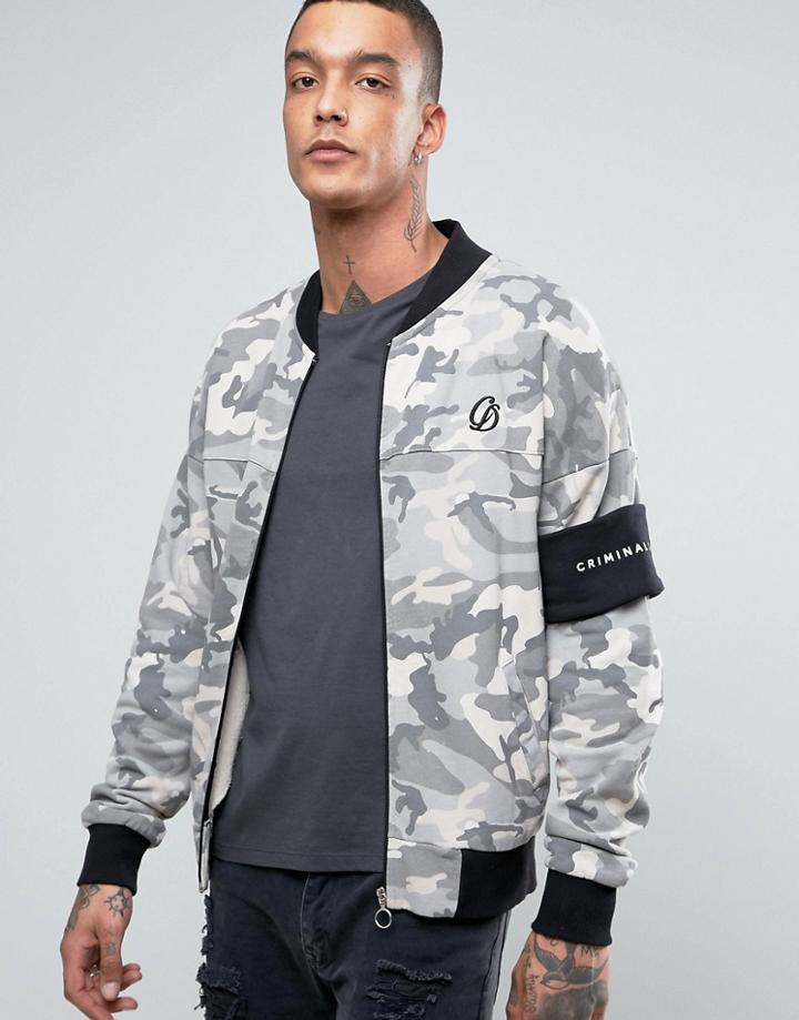 Criminal Damage Hunter Jersey Bomber - Beige