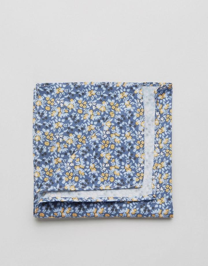 Jack & Jones Pocket Square Floral - Blue