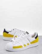 Adidas Originals Superstar Sneakers With Split Color-white