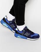 New Balance 580 Suede Sneakers - Blue
