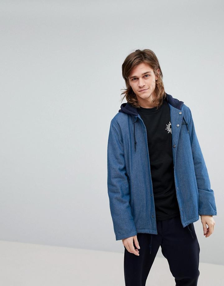 Primitive Denim Coach Jacket - Blue