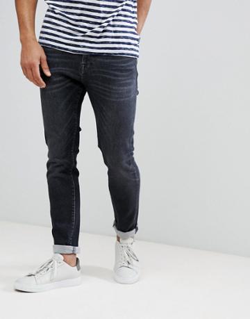 Selected Homme Super Stretch Slim Fit Jeans Made In Italy - Black