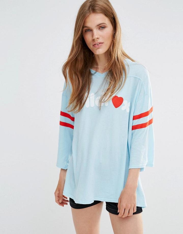 Wildfox Barbie Dreamhouse T-shirt - Honolulu Blue