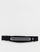 Asos 4505 Mini Running Belt In Stretch Fabric-black