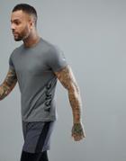 Asics Training Essential Logo Training T-shirt In Gray 155235-0720 - Gray