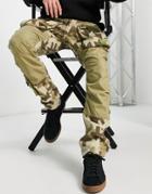 G-star 3d Regular Straight Cargo Pants In Khaki-green