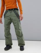Adidas Snowboarding Riding Pant In Green - Green