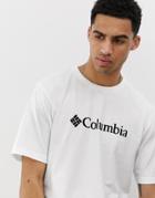 Columbia Csc Basic Logo T-shirt In White - White